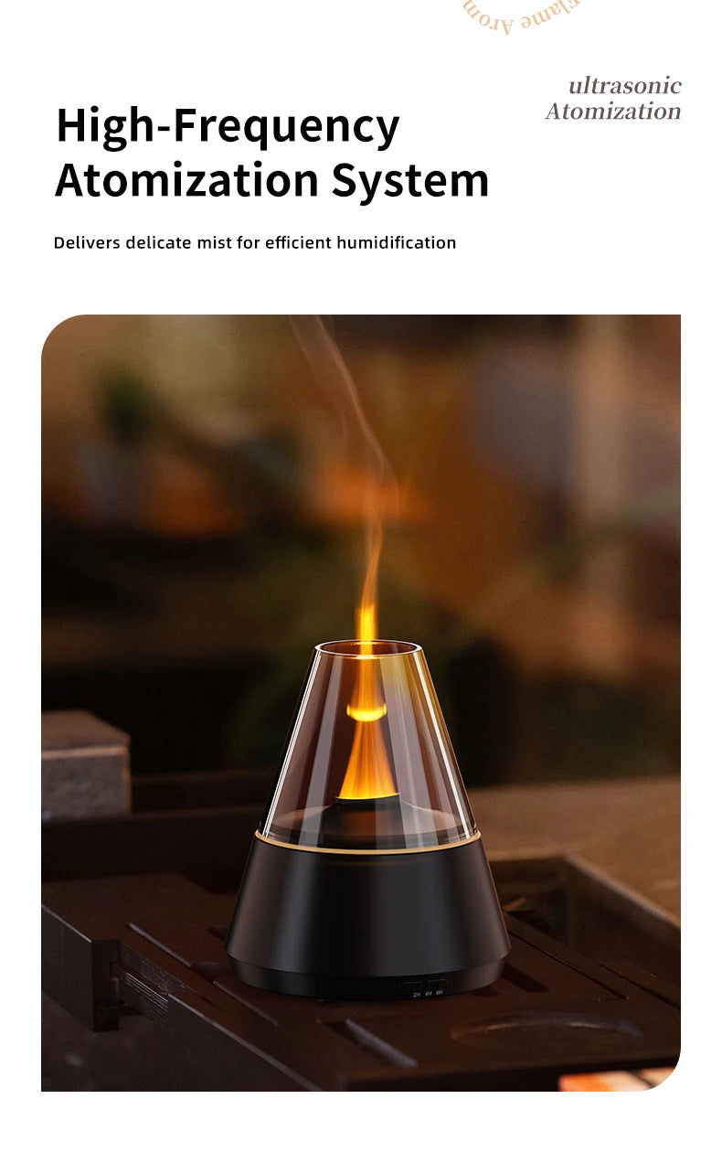 New Air Humidifier Home Colorful Lamp Usb Charge Essential Oil Spray