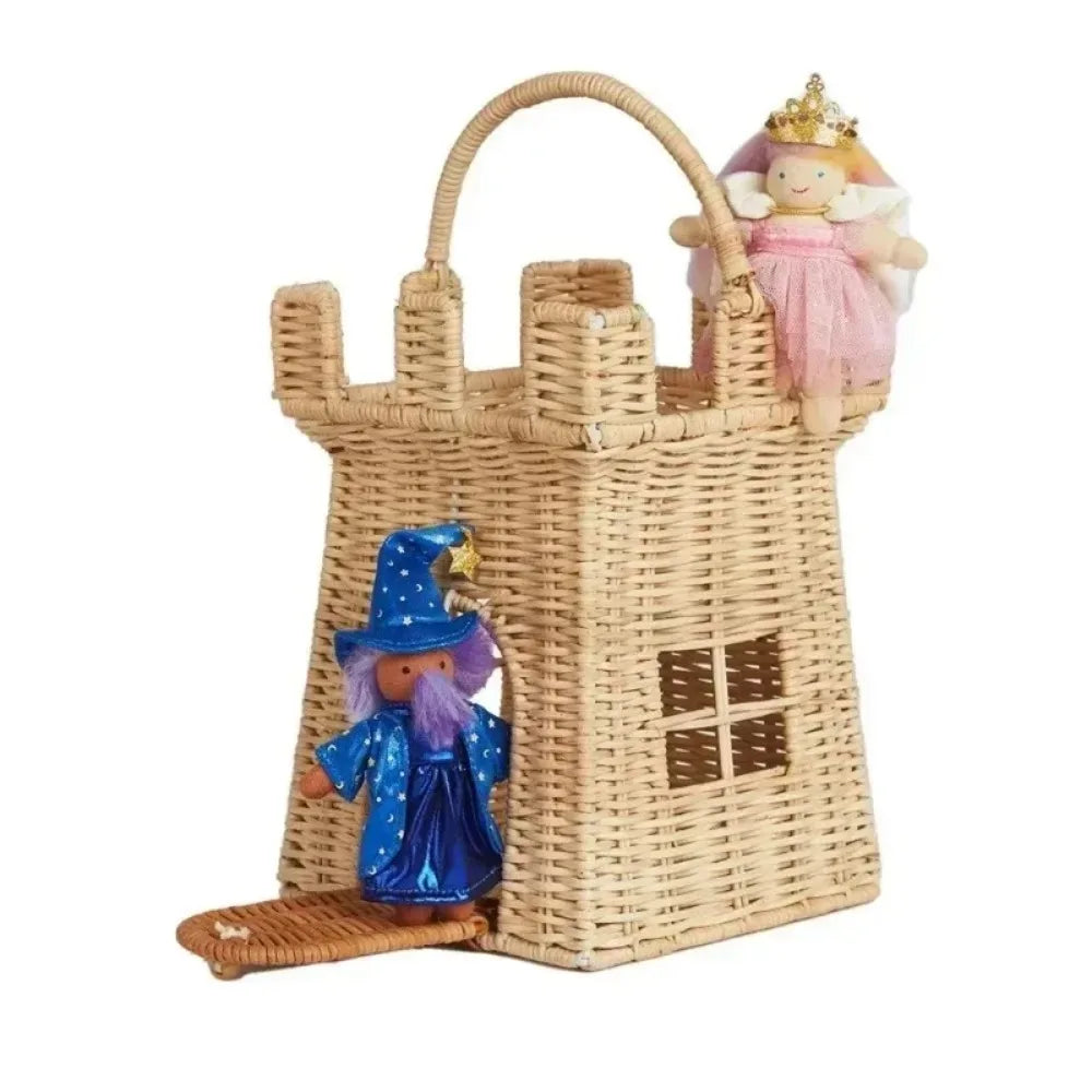 Woven Rattan Picnic Basket