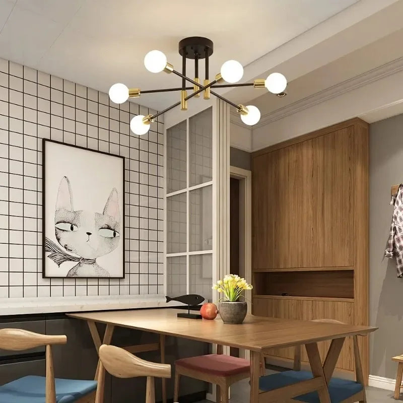 Nordic Branch Sputnik Ceiling Chandelier