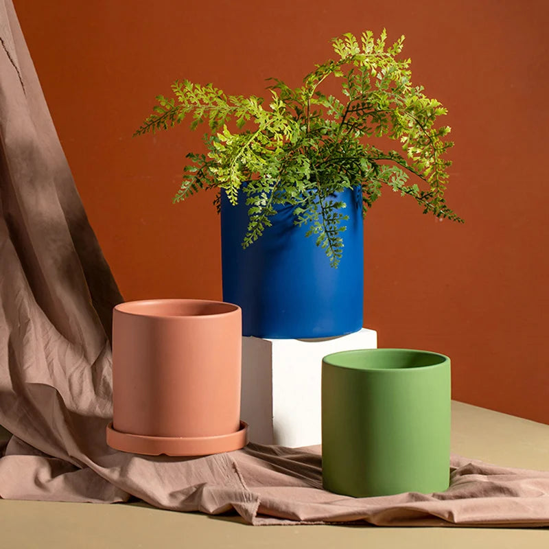 Nordic Style Ceramic Succulent Flower Pot Decorative Vase