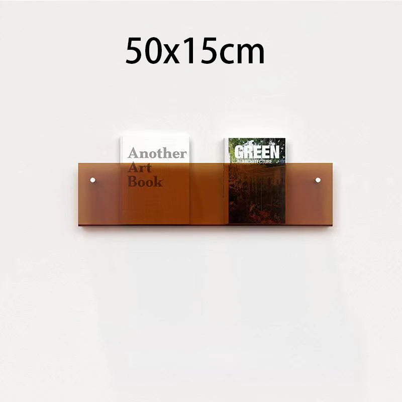 Acrylic Wall Magazine Rack