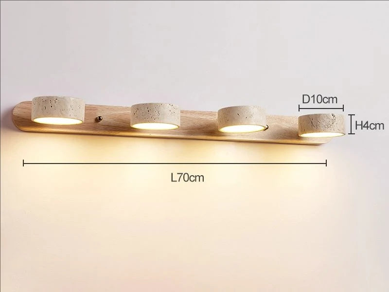 Travertine Stone Vanity Light
