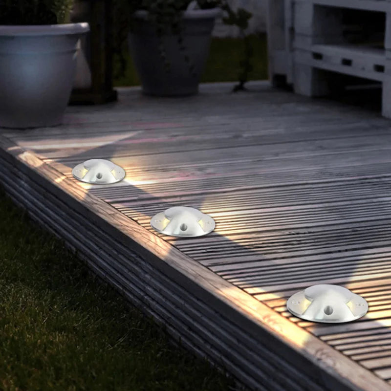 Outdoor Lighting 10W 6W 3W Garden Yard Step Stairs Floor Deck LED