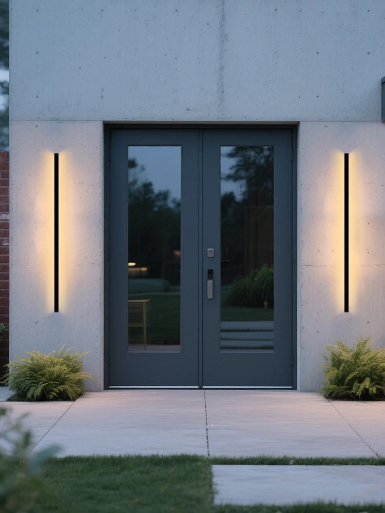 Aluminium Strip Outdoor Wall Lamp