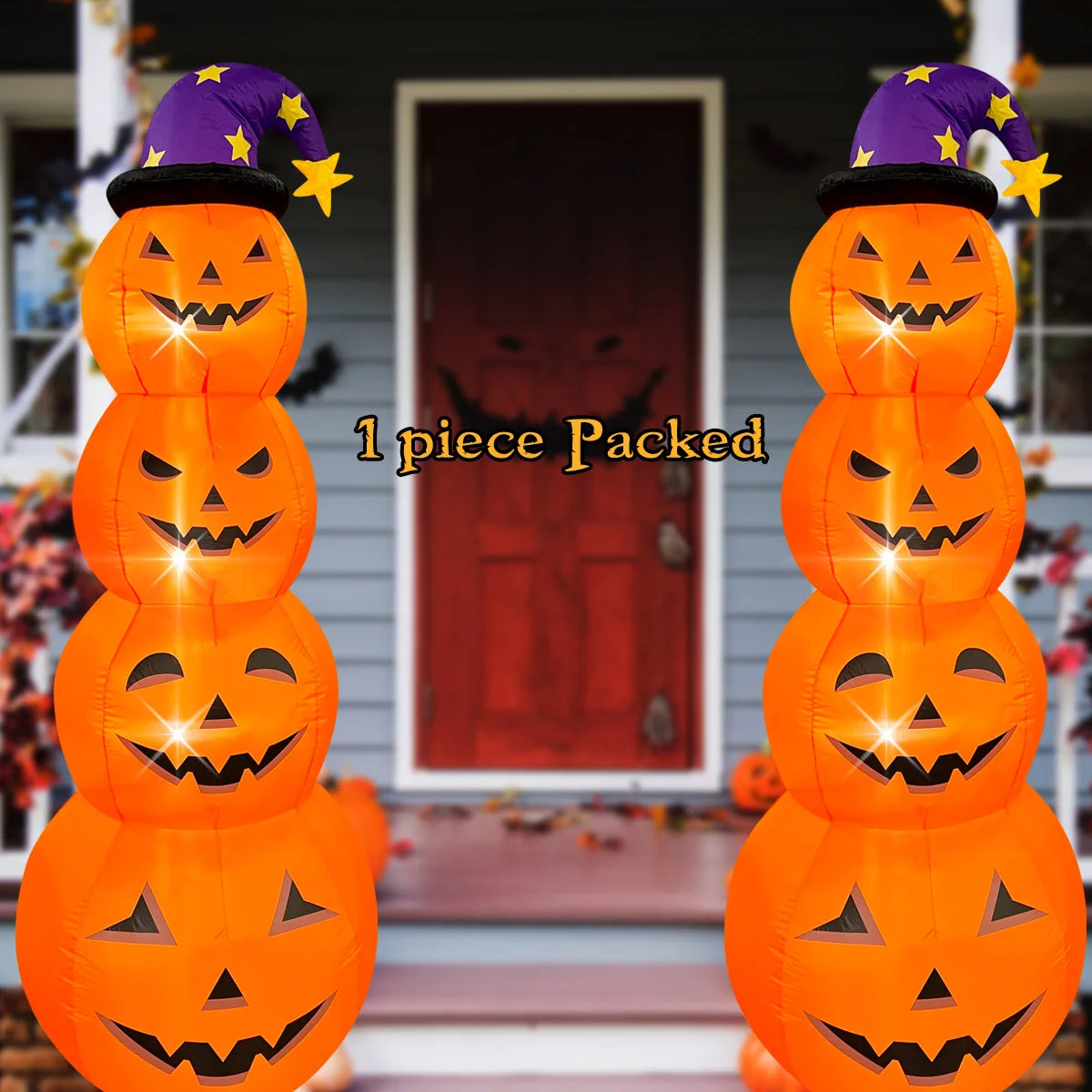 Inflatable Lighted Pumpkin Patch