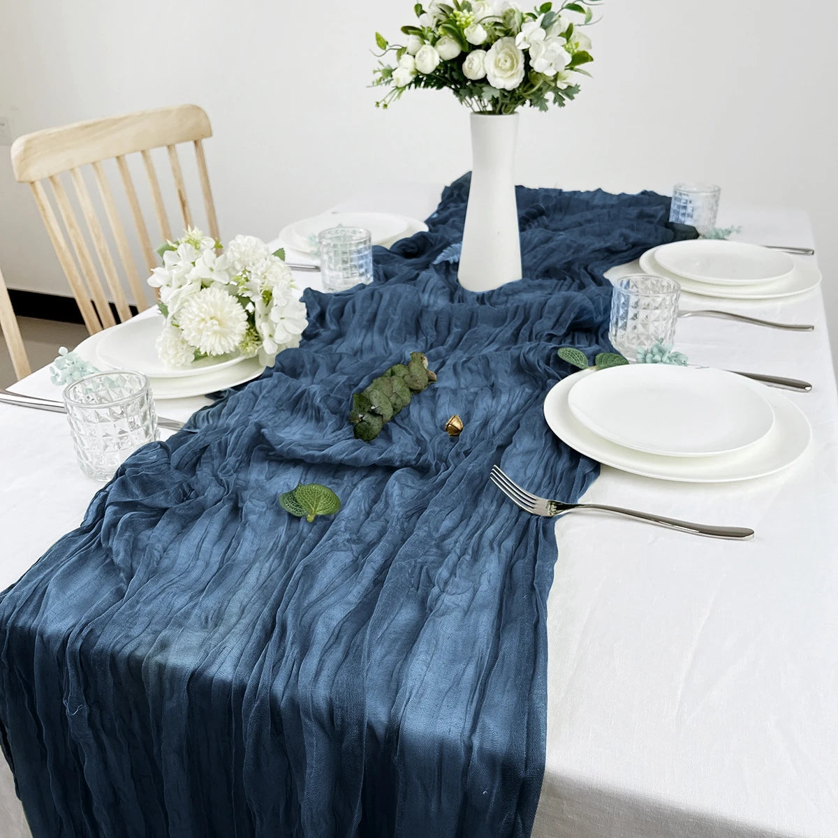 Boho Cheesecloth Table Runner
