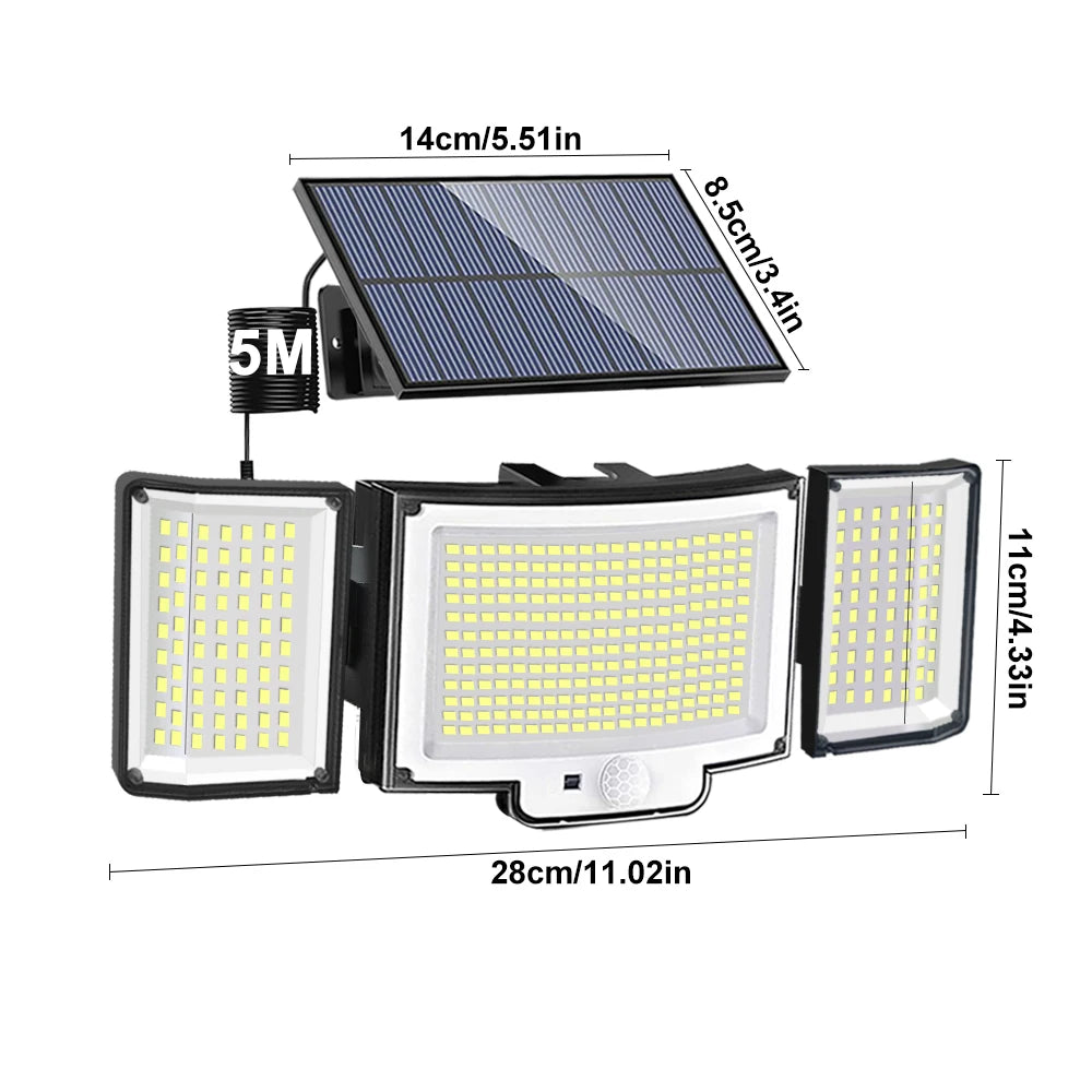 Solar Motion Sensor Security Light