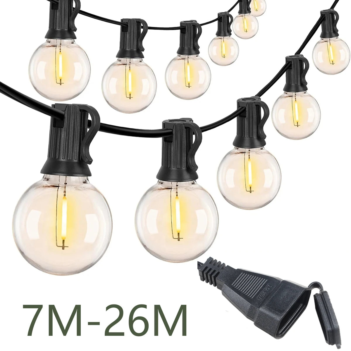 G40 Globe Festoon Patio String Lights