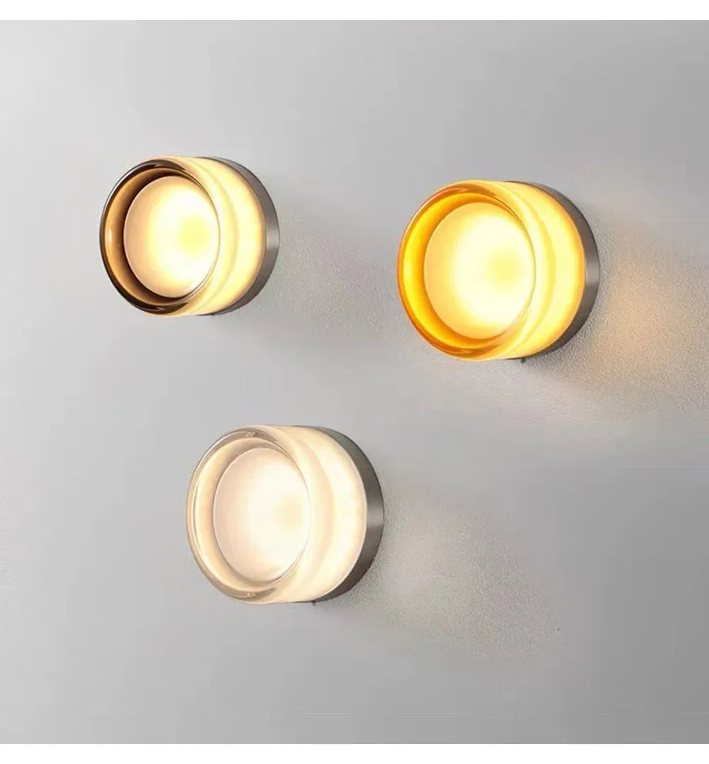 Amber Jelly Decorative Wall Sconce