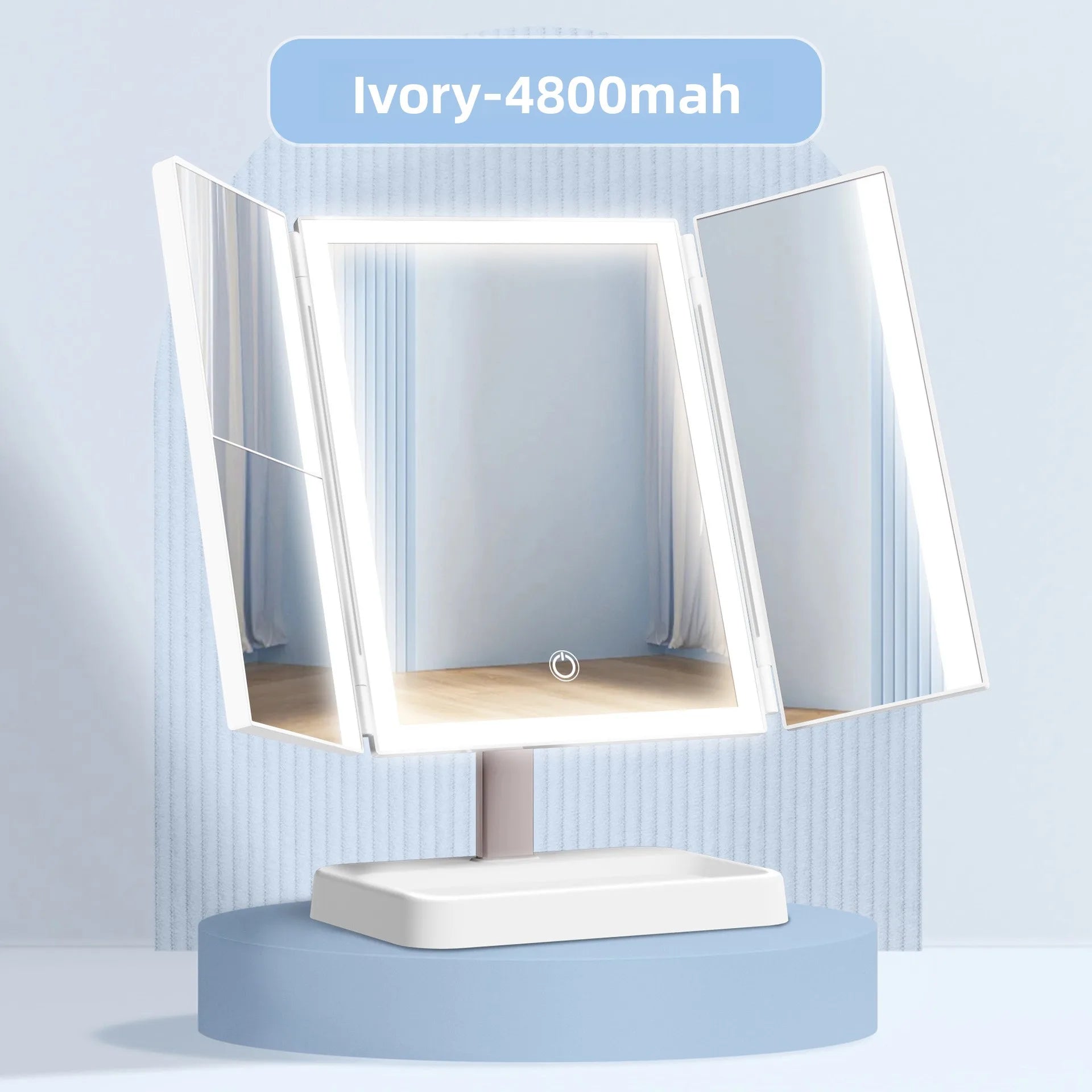 Round LED Makeup Vanity Mirror