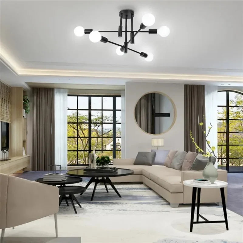 Nordic Branch Sputnik Ceiling Chandelier