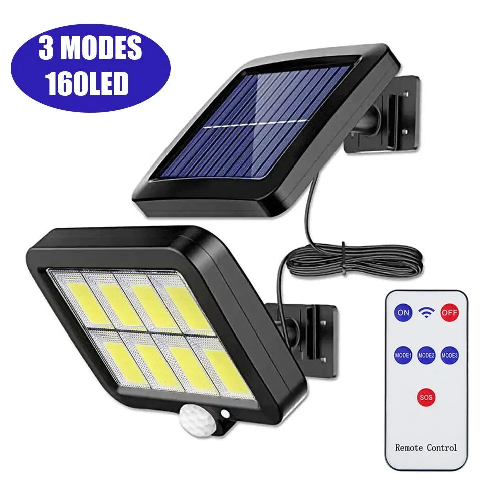 Solar Motion Sensor 3-Head Light