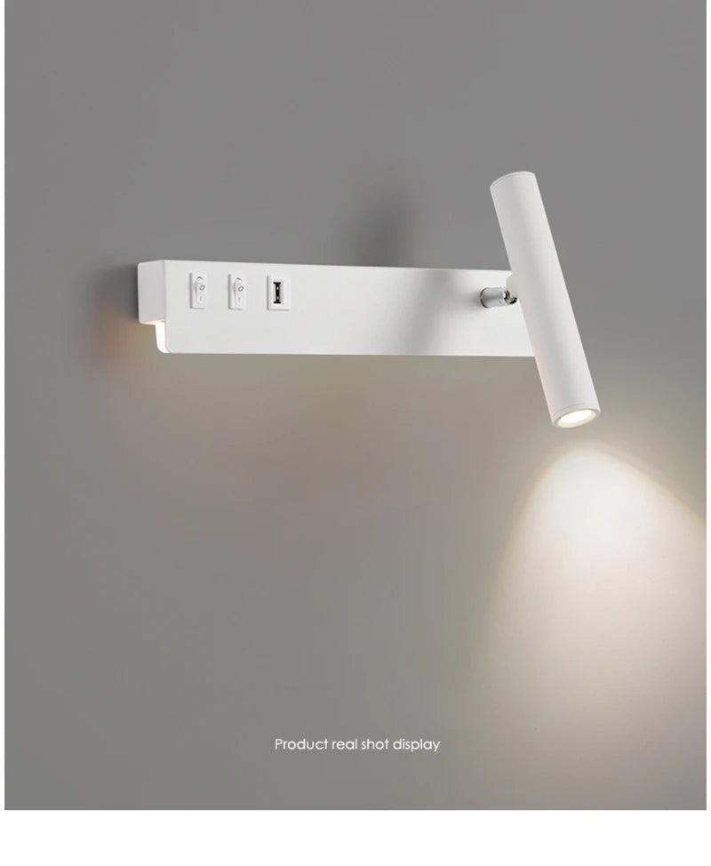 Bedside Reading Spot Wall Lamp