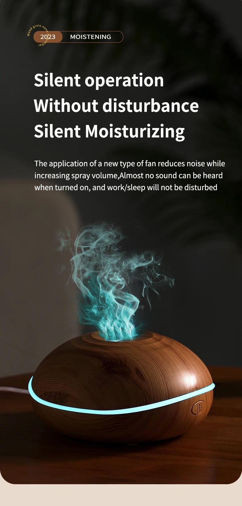 Aroma Humidifier flame Can Add Essential Oil Small AromaRelax Machine