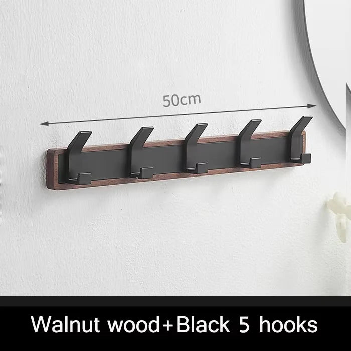 Walnut Wood Wall Coat Hook