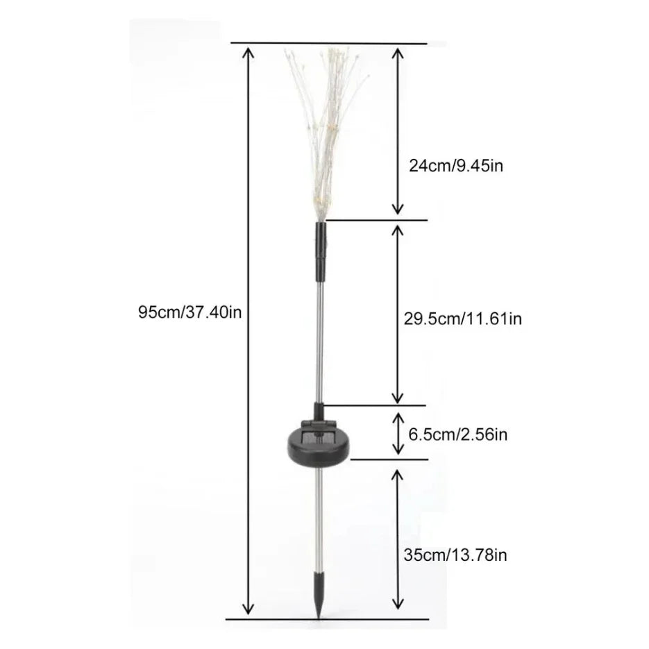 Solar Dandelion Firework Garden Light