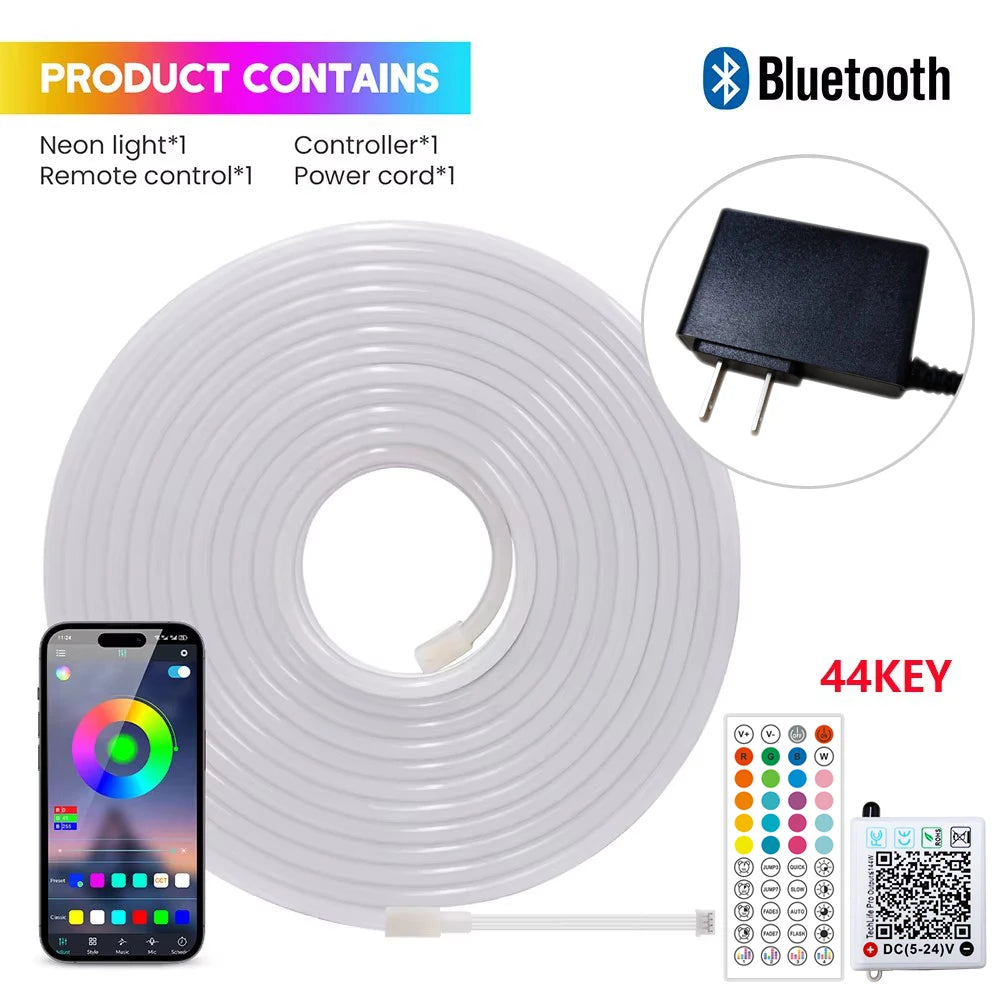 DC24V RGB Neon Rope Light