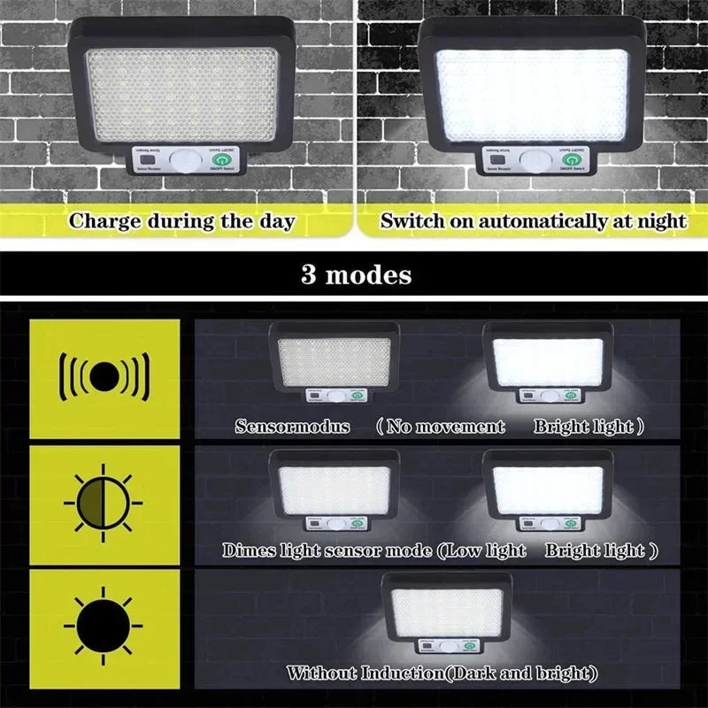 COB Solar Split Wall Light