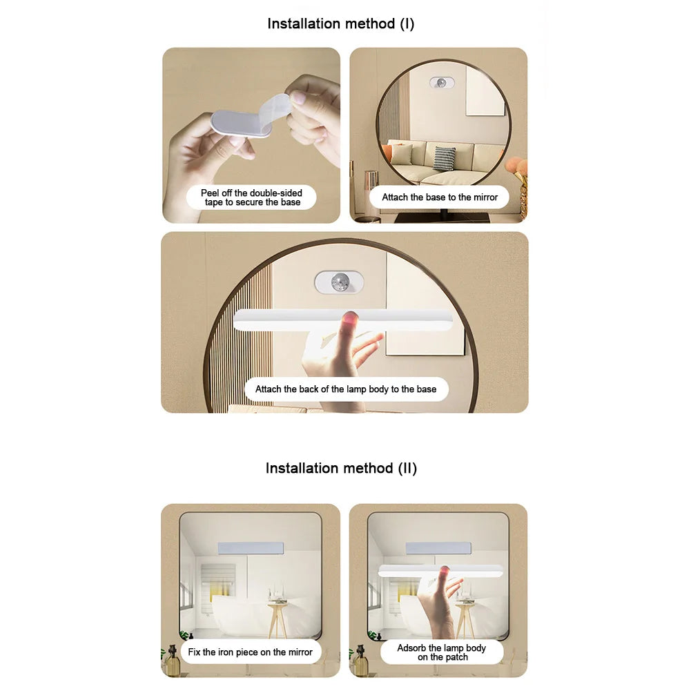 Wireless Magnetic Vanity Light
