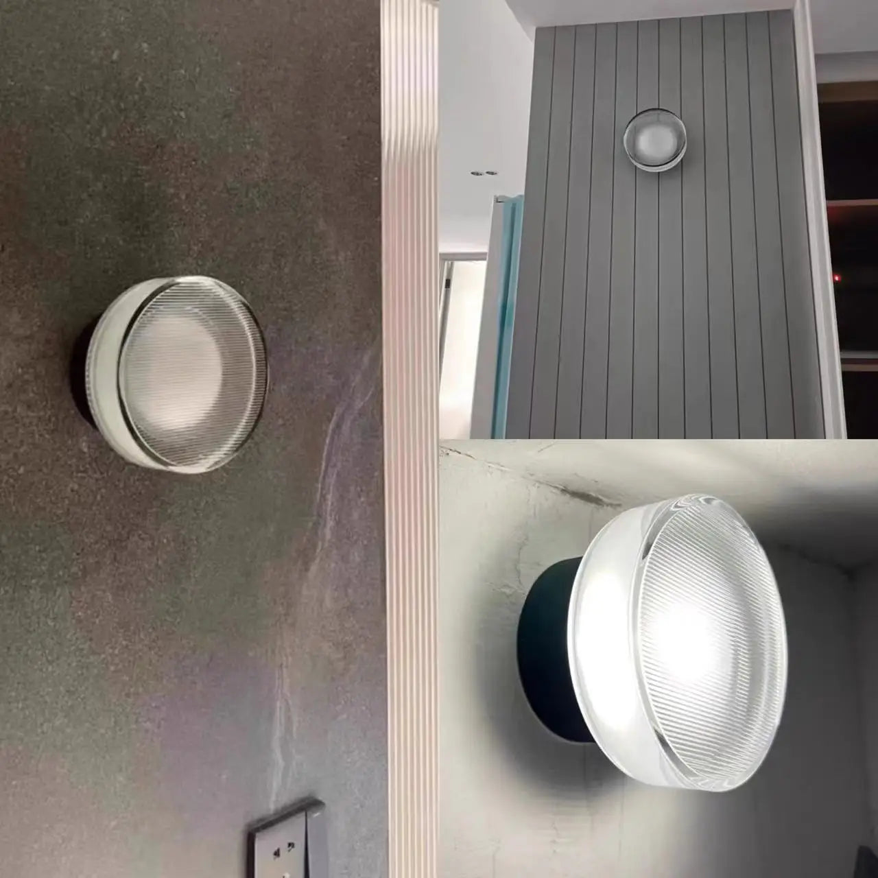 Modern Round Wall Lamp LED Acrylic Wall Light Sconce Living Room Aisel