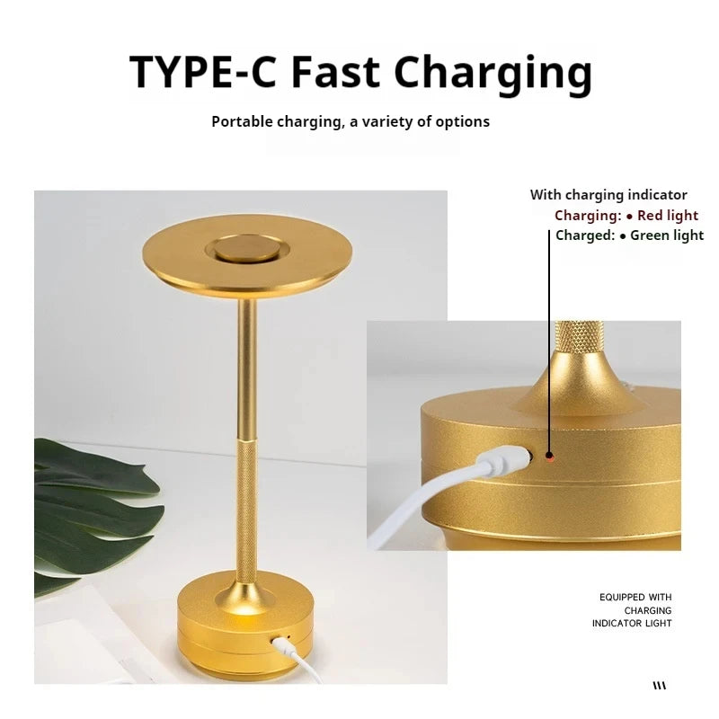 Rechargeable Cordless Table Lamps Portable 6Hours 8Hours Battery Table