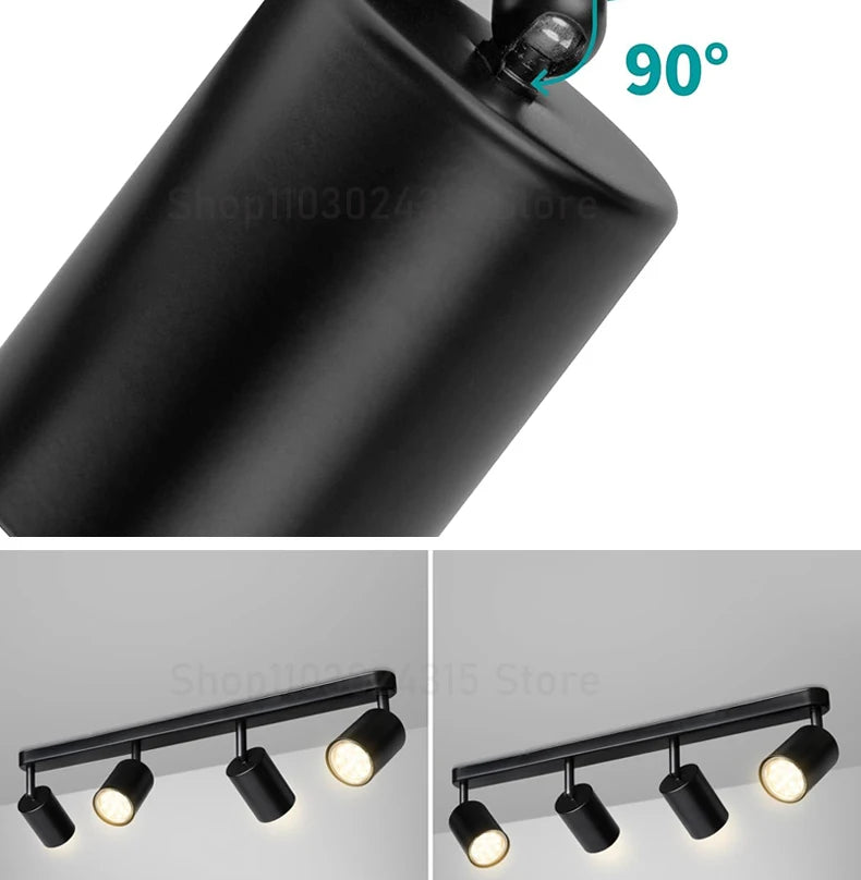 Dimmable Led GU10 Spotlight Clothing Store Background Wall Spotlight 7w