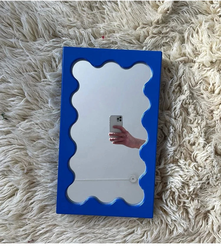 Rectangular Solid Wood Wall Mirror