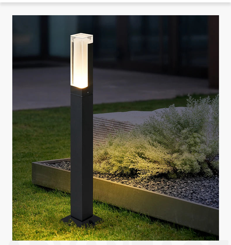 Waterproof IP65 Aluminum LED Lawn Bollard Light