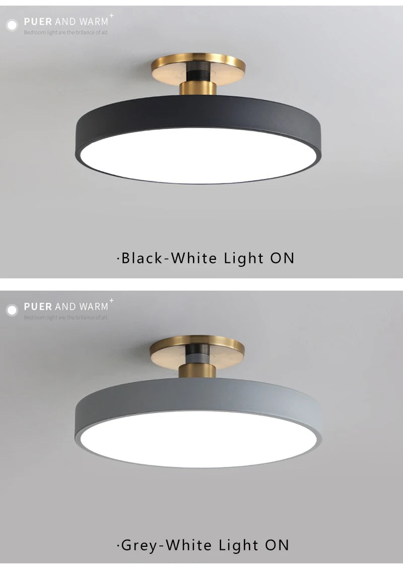 Macaron Round LED Ceiling Light