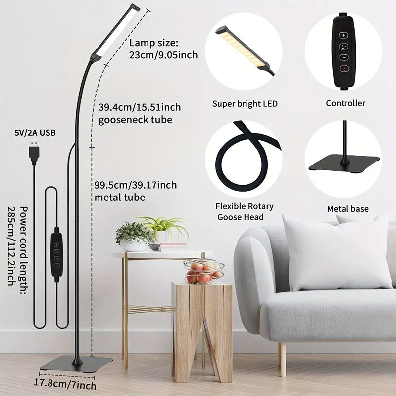 360 Degree Swivel 3-Mode Floor Lamp