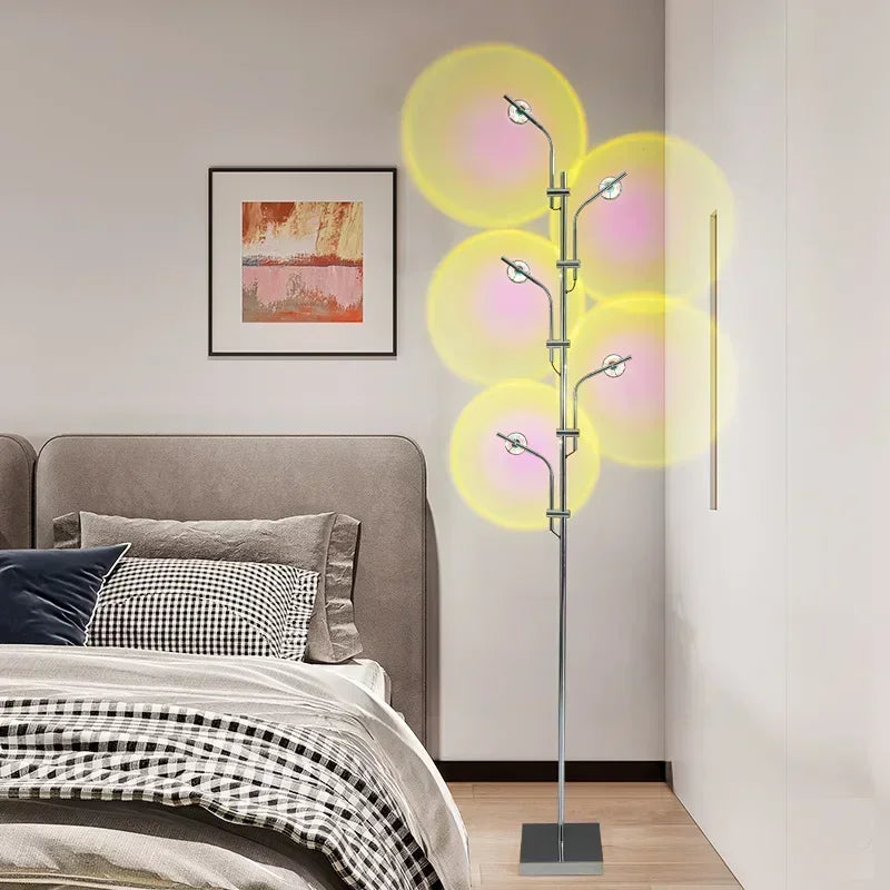 Nordic Rainbow Projection Floor Lamp