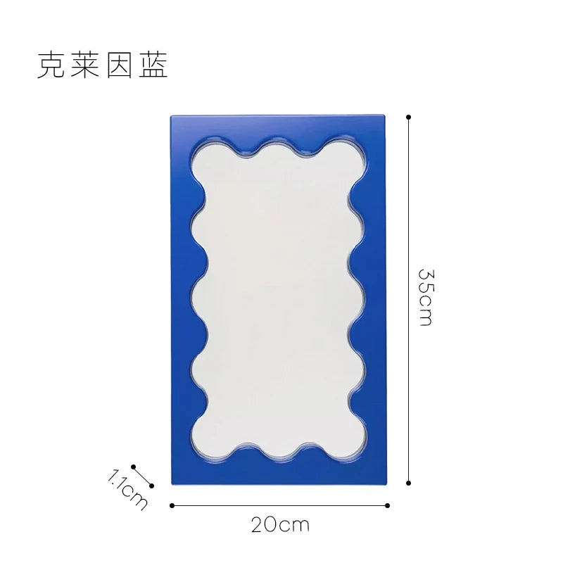 Rectangular Solid Wood Wall Mirror