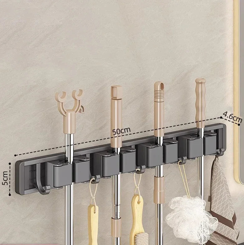 Wall Mounted Mop and Broom Holder