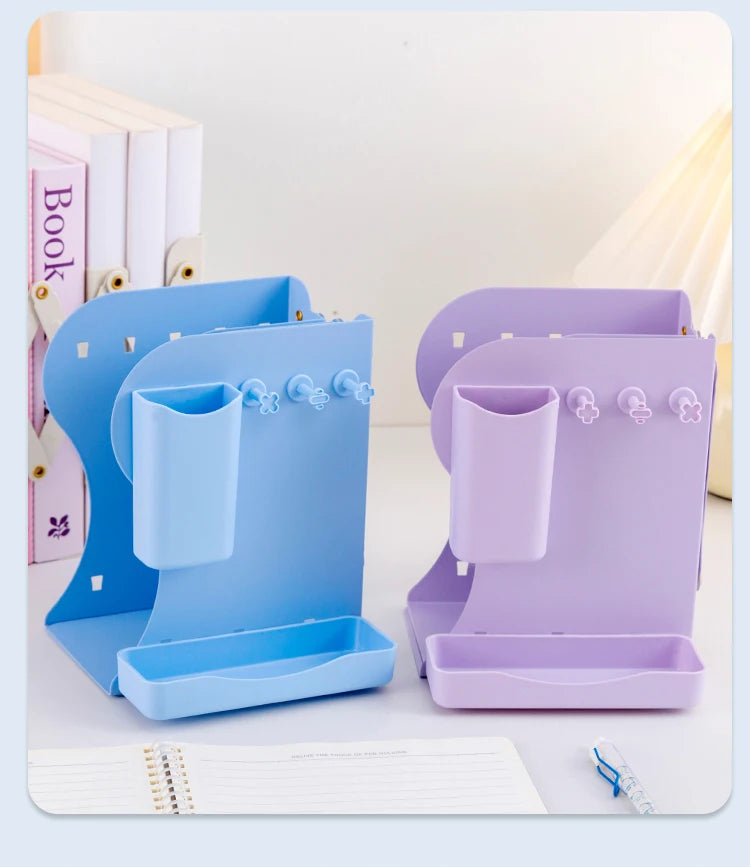 Expandable Desktop Bookstand With Pen Holder