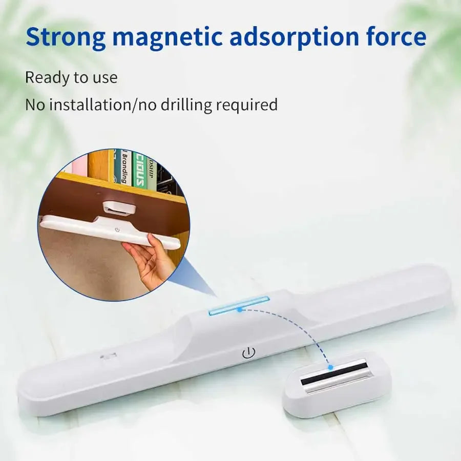Rechargeable Magnetic Mirror Light
