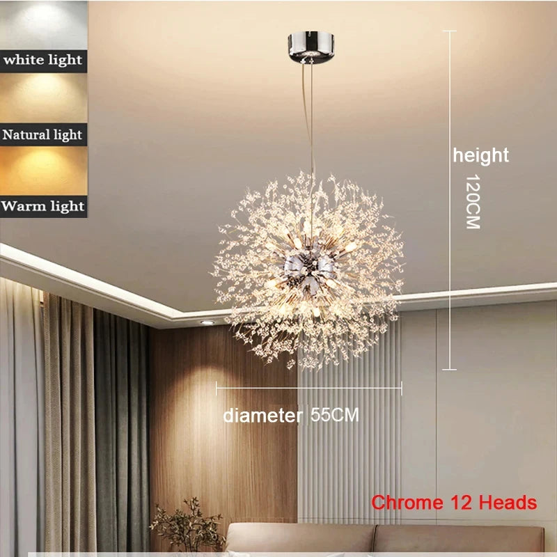 Dandelion LED Sputnik Pendant Light