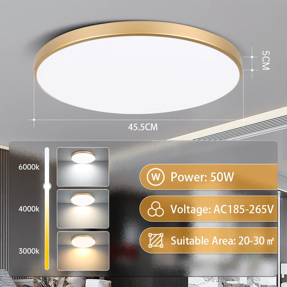 Slim Panel Modern Ceiling Chandelier