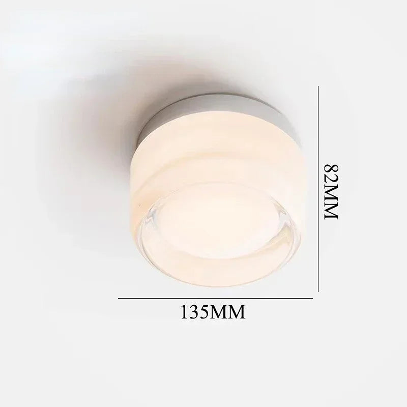 Modern Round Wall Lamp LED Acrylic Wall Light Sconce Living Room Aisel