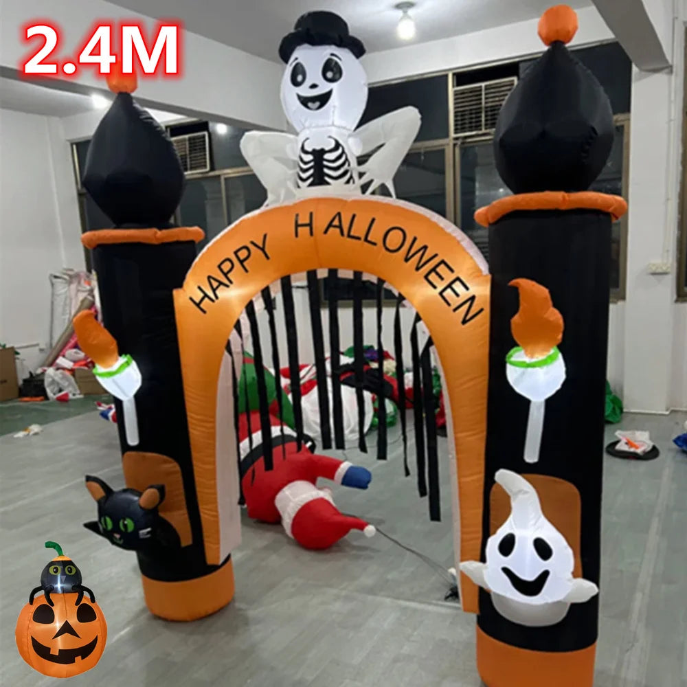 Inflatable Halloween Yard Prop with LED