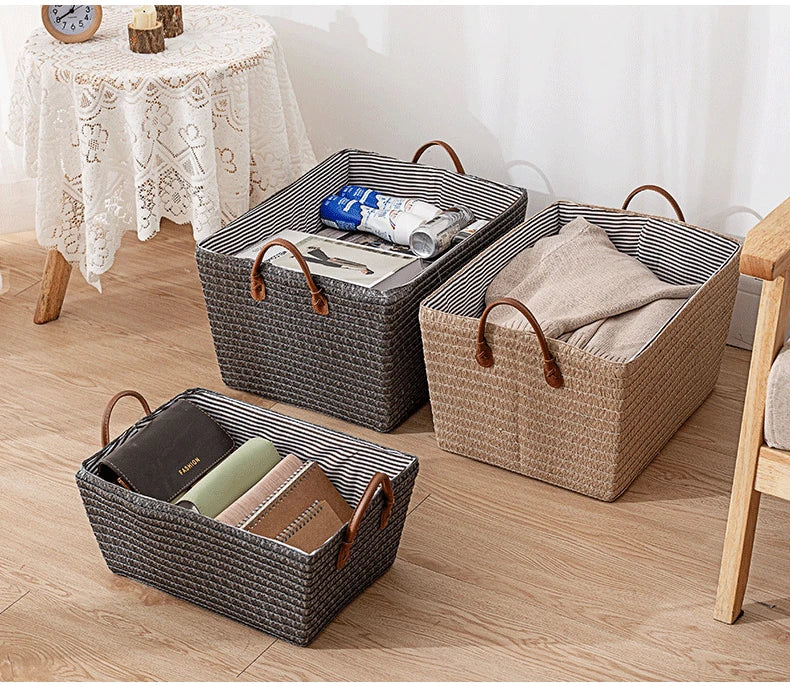 Foldable Woven Storage Basket