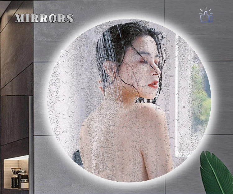 Smart Anti-Fog Round Vanity Mirror