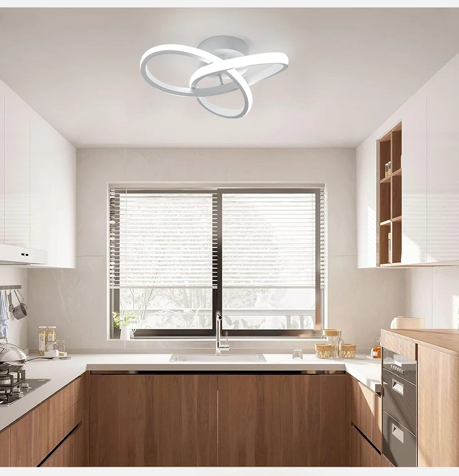 Household Three Colour LED Ceiling Light
