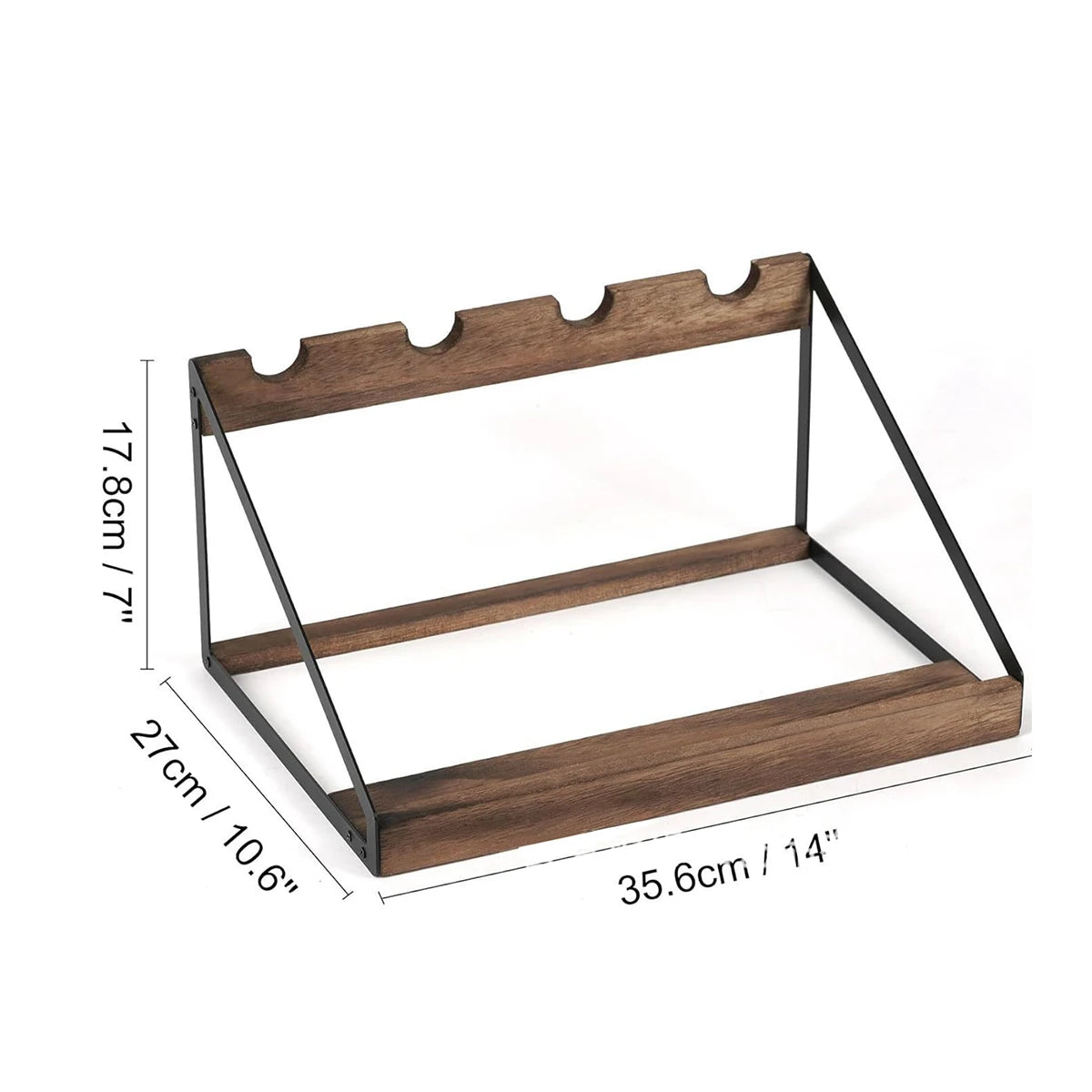 Slanted Desktop Wine Rack
