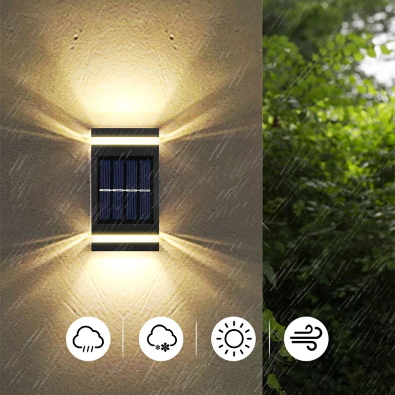 6 LED Solar Wall Washer Light
