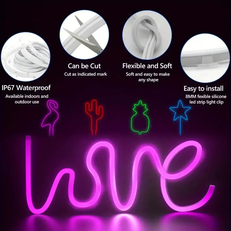 DC24V RGB Neon Rope Light