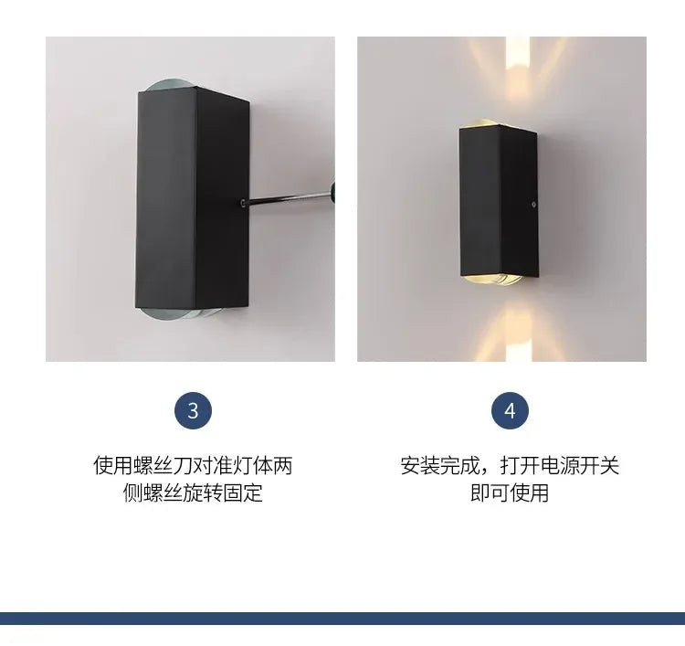 Silver Aluminum COB outdoor light 6W outdoor lighting Outdoor