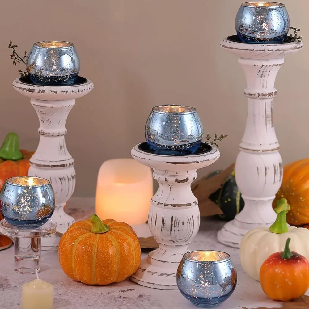 Mercury Glass Votive Candle Holders