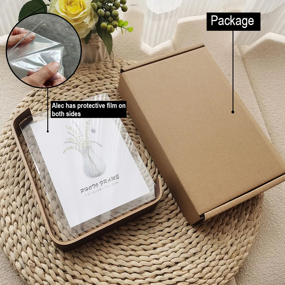 Bent Wood And Acrylic Photo Frame