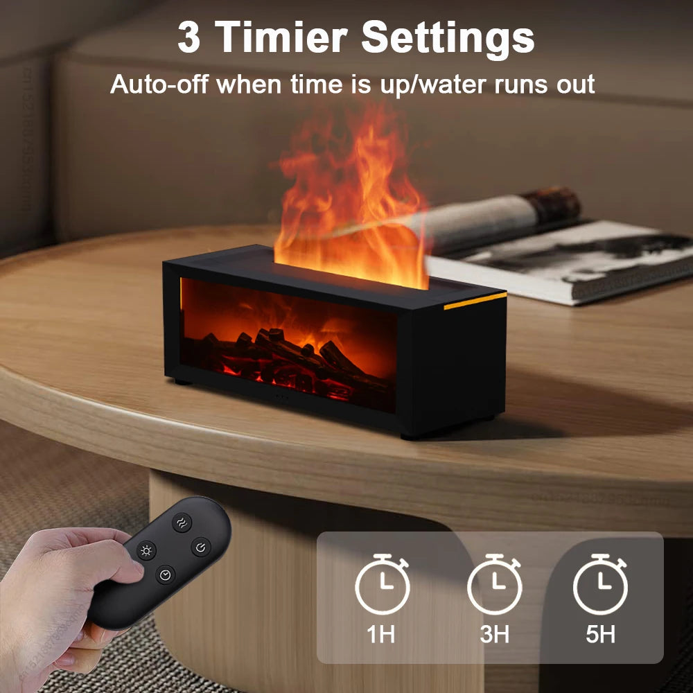 Air Humidifier Essential Oils Humidifiers Home Aroma Humidifier Flame