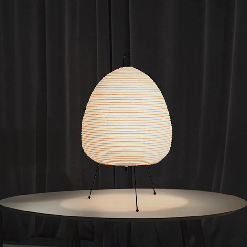 Japanese Paper Tripod Table Lamp